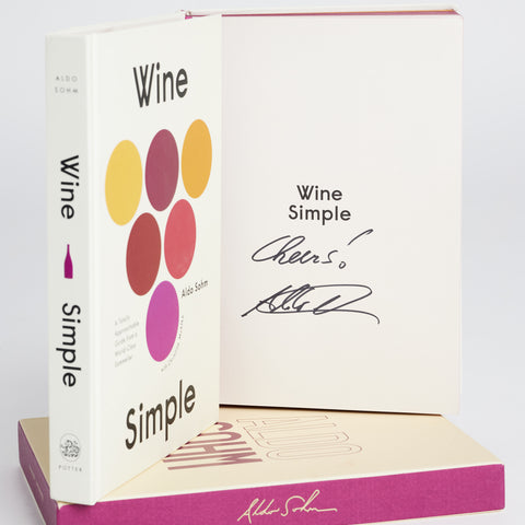 Signed Copy of Wine Simple with Slipcase by Aldo Sohm (Hardcover)